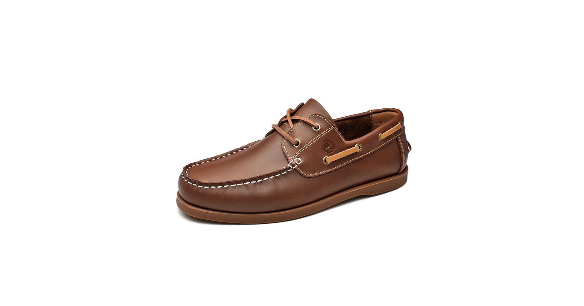 Amazon.com | UPIShi Men's Leather Boat Shoe Casual Handsewn